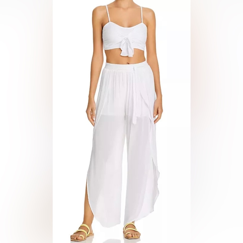 NWT Aqua Petal Beach Swim CoverUp Pant,Size-Small